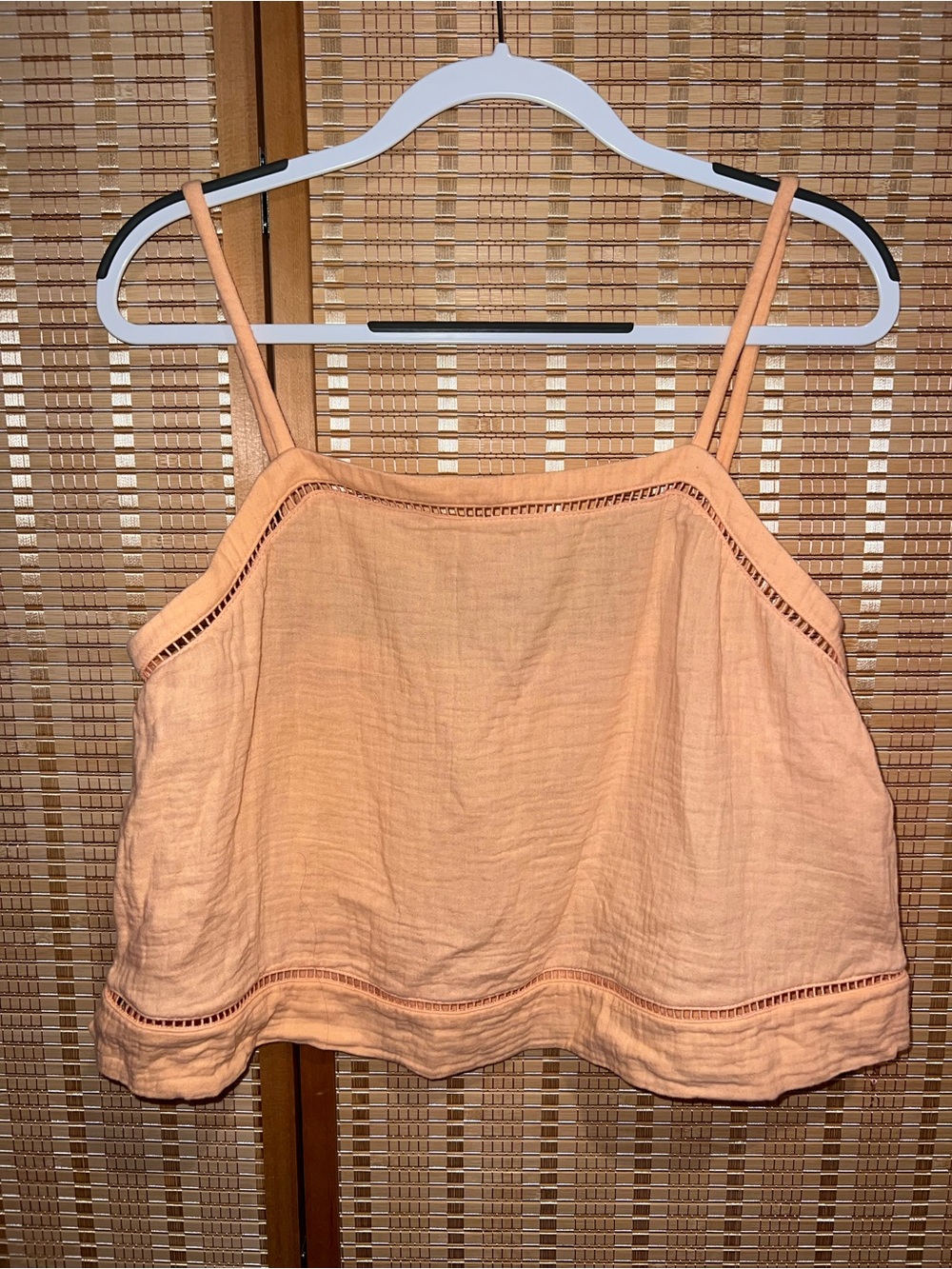 SomaCotton Gauze 2-piece lounge pajama set Cami & wide leg pants Size L - Picture 3 of 7